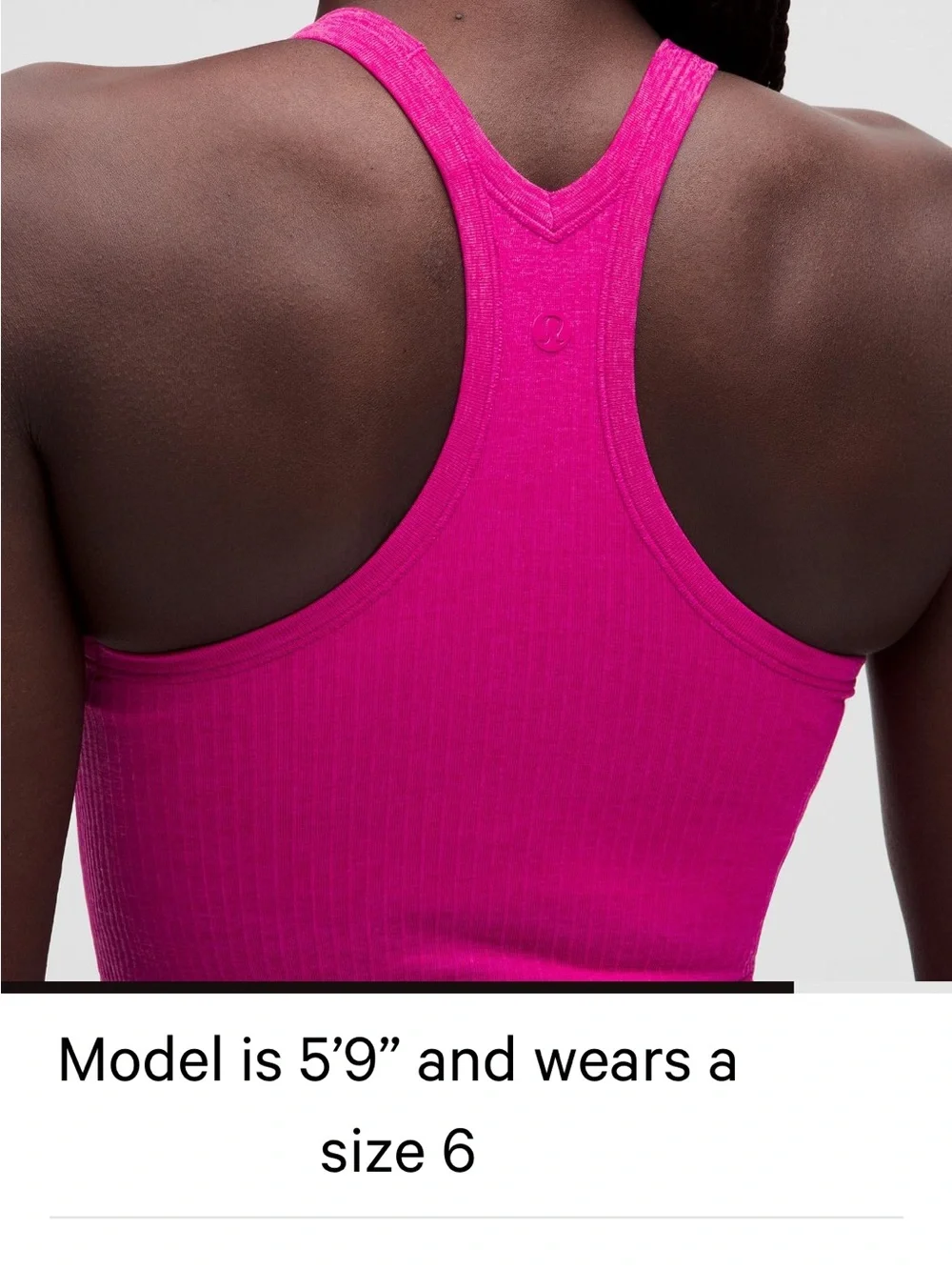 lululemon athletica Bright Fuchsia Racerback Tank